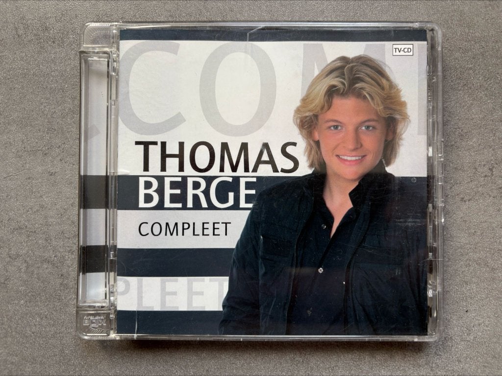 Thomas Berge - Compleet, leuke Gesigneerde cd!, Cd's en Dvd's, Ophalen of Verzenden, Zo goed als nieuw, Pop