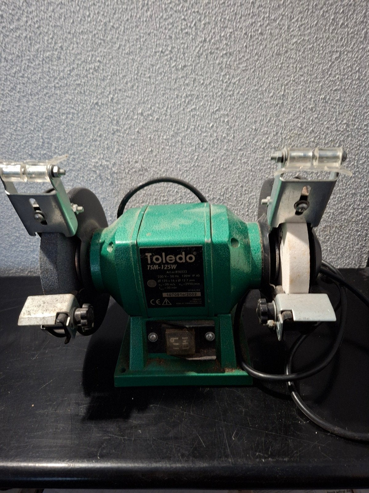 Toledo TSM-125W Werkbankslijpmachine - Gebruikt, Ophalen of Verzenden, Gebruikt, Minder dan 700 watt, Werkbankslijpmachine
