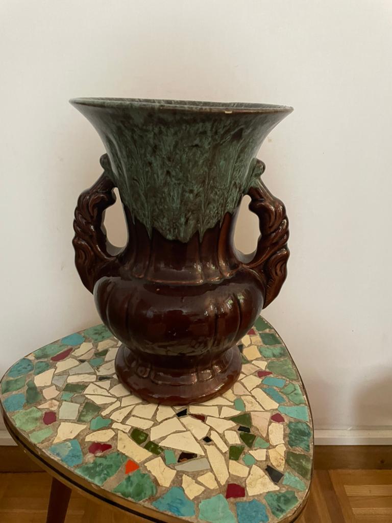 Grote originele vintage vaas ADP 26 cm hoog, Ophalen of Verzenden