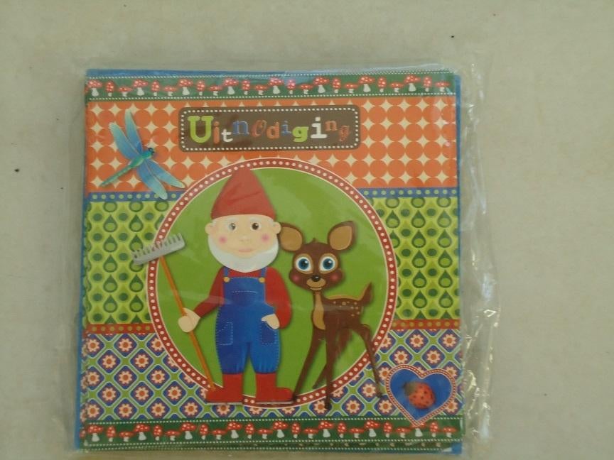 set met 10 uitnodigingskaarten voor kinderverjaardag, Diversen, Ophalen of Verzenden, Nieuw