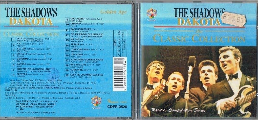 CD The Shadows, Ophalen of Verzenden, Zo goed als nieuw