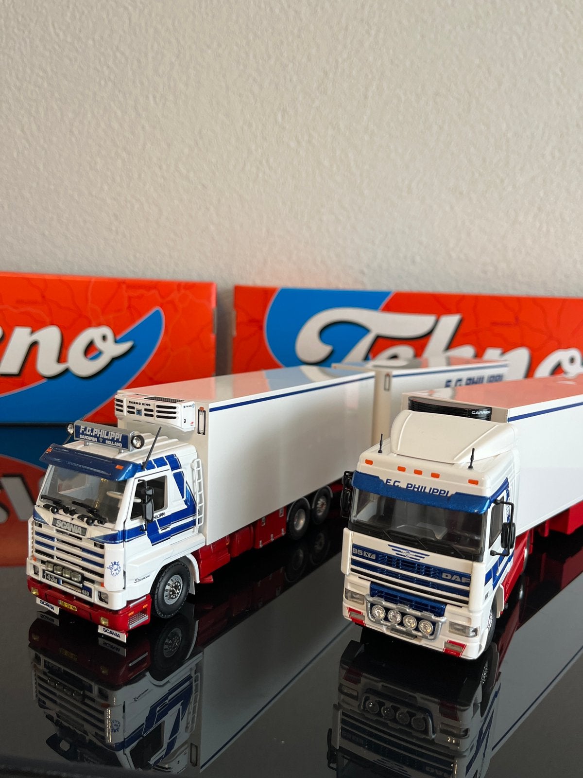 Tekno FG Philippi Scania & Daf, Verzenden, Zo goed als nieuw, Bus of Vrachtwagen, Tekno