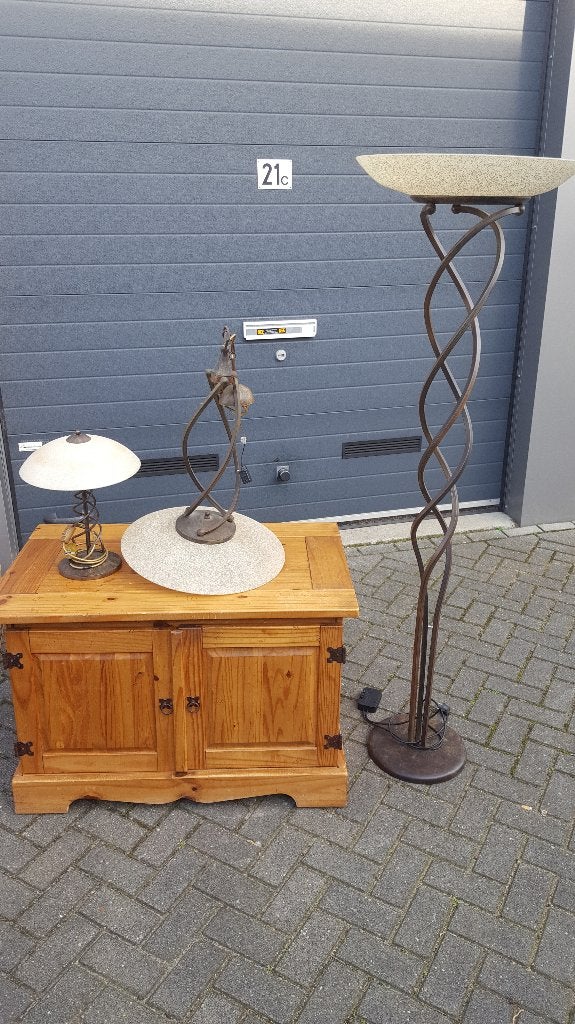 DEA Italy lampenset, 3 design lampen in dezelfde stijl. S7, Tweedehands verkoop, Tweedehands verkoop, Gebruikt, Ophalen of Verzenden