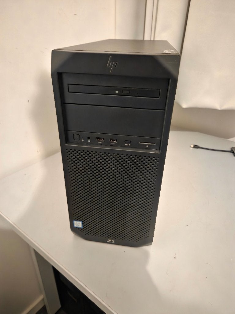 HP Z2 G4 met i7-8700K, 16g ram, quadro P2200 5gb, Gebruikt, HP Z Series, -, -