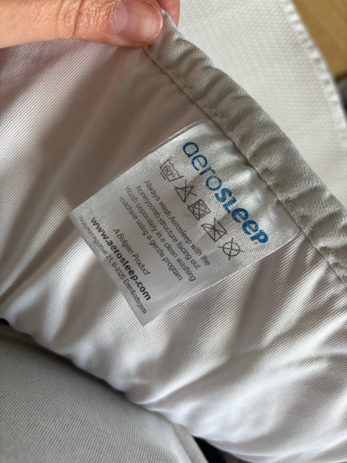 Aerosleep matrasbeschermer 120x60 en 140x70, Ophalen, Jongetje of Meisje, Matrasbeschermer, Zo goed als nieuw
