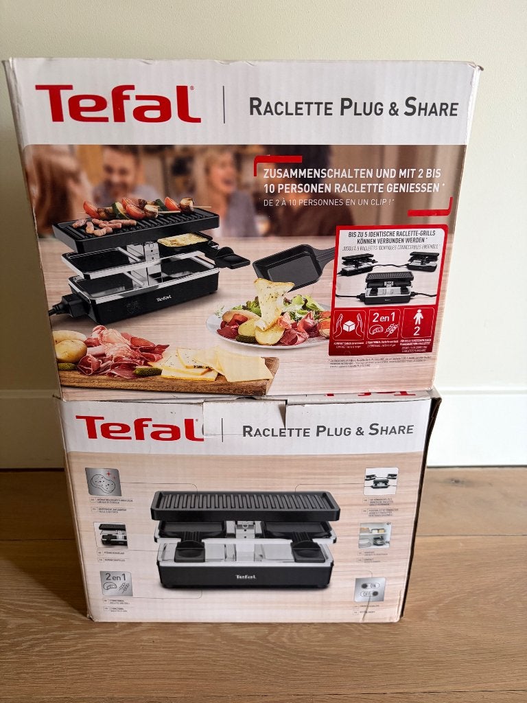 Tefal gourmetstel, Witgoed en Apparatuur, Gourmetstellen, Ophalen, Zo goed als nieuw, 4 t/m 7 personen