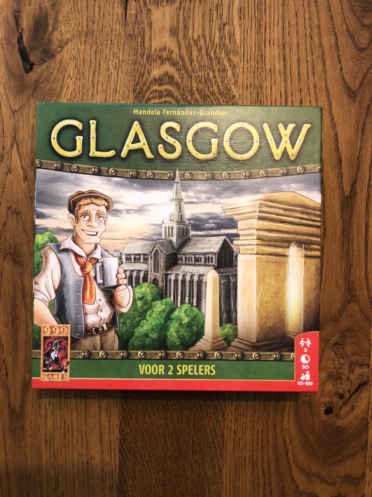 Bordspel Glasgow, Een of twee spelers, Ophalen of Verzenden, Zo goed als nieuw