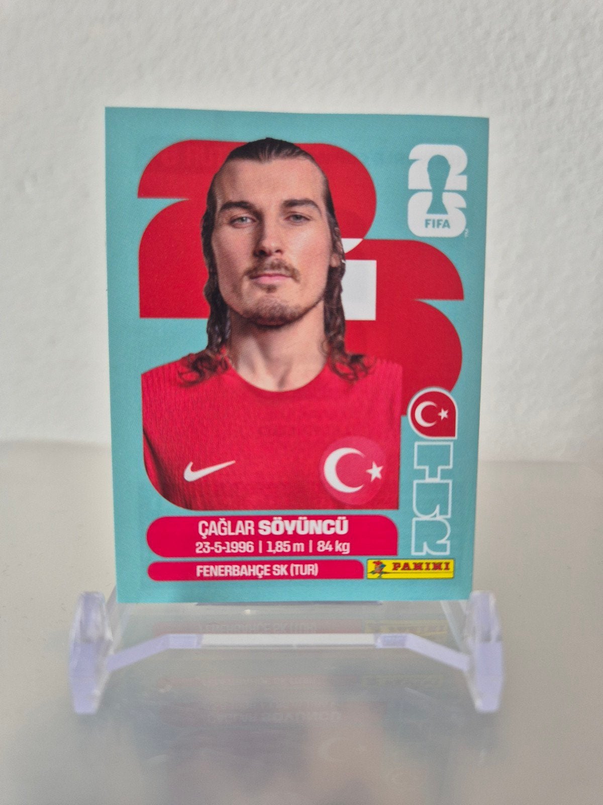 Caglar Söyüncü (TUR 6) Sticker WK, incl verzending, Verzamelen, Ophalen of Verzenden