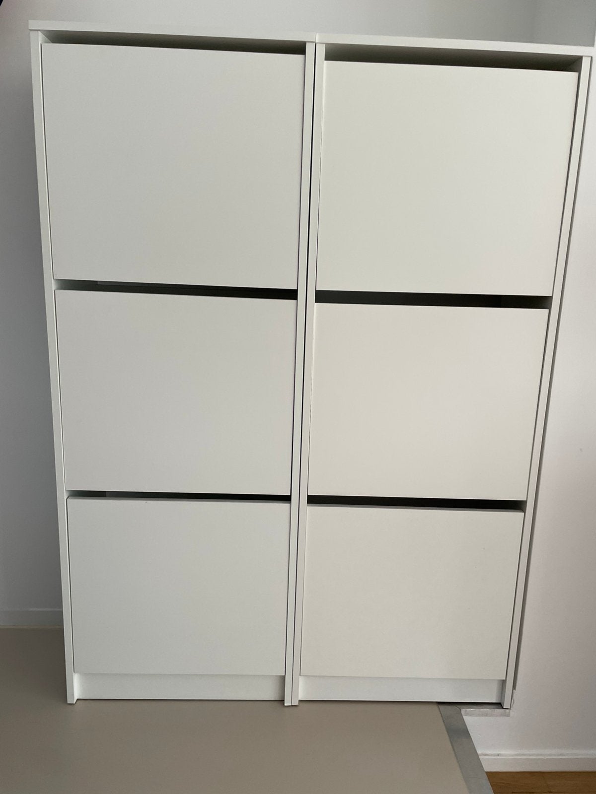 Twee BISSA schoenenkasten van Ikea, Ophalen, Gebruikt