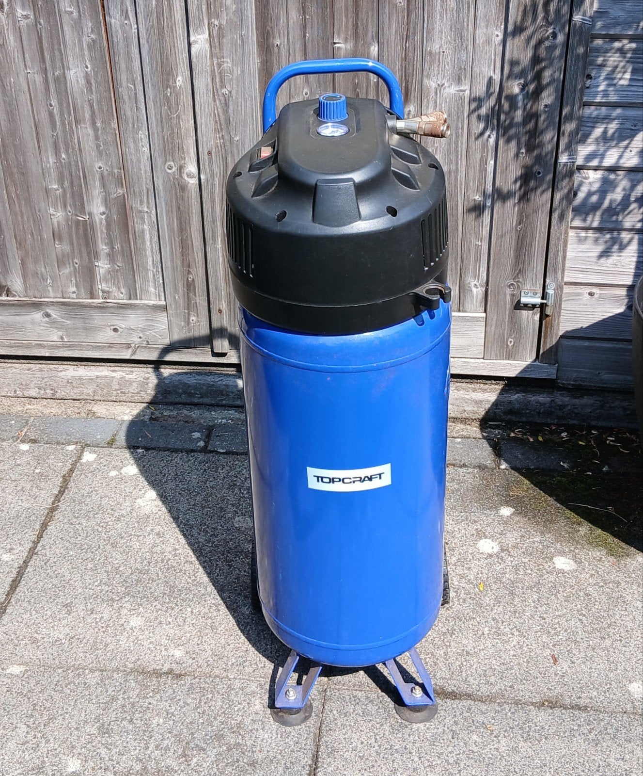 Topcraft 50L compressor, Ophalen, Gebruikt, 6 tot 10 bar, 25 tot 100 liter