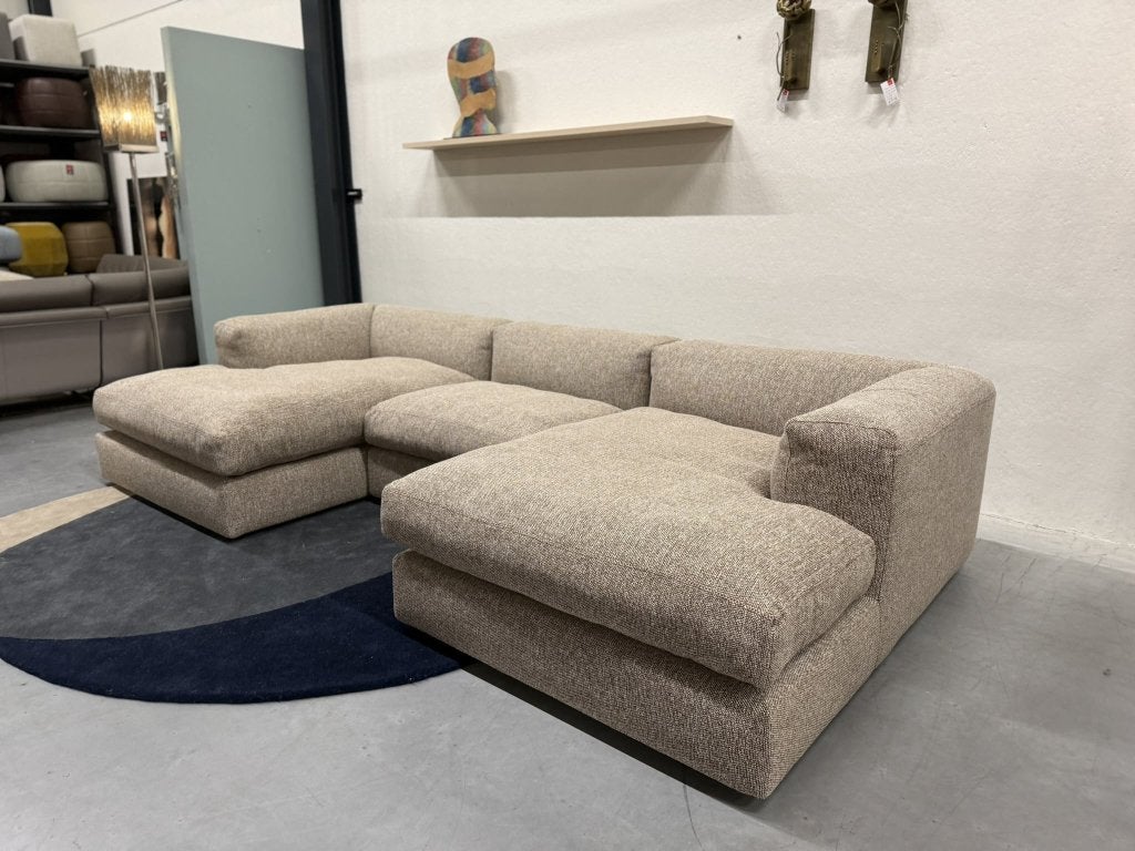 Nieuw Gelderland 2505 Endless hoekbank kvadrat moss Bank, Hoekbank, Industrieweg 15, Ophalen of Verzenden, Info@gelderlanddesign.com
