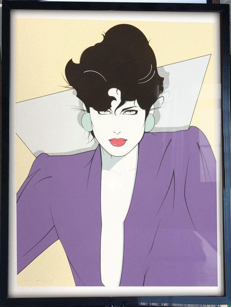 PATRICK NAGEL 80\'s Pop Art Poster in Lijst #3, Verzenden, Nieuw, A1 t/m A3, Film en Tv