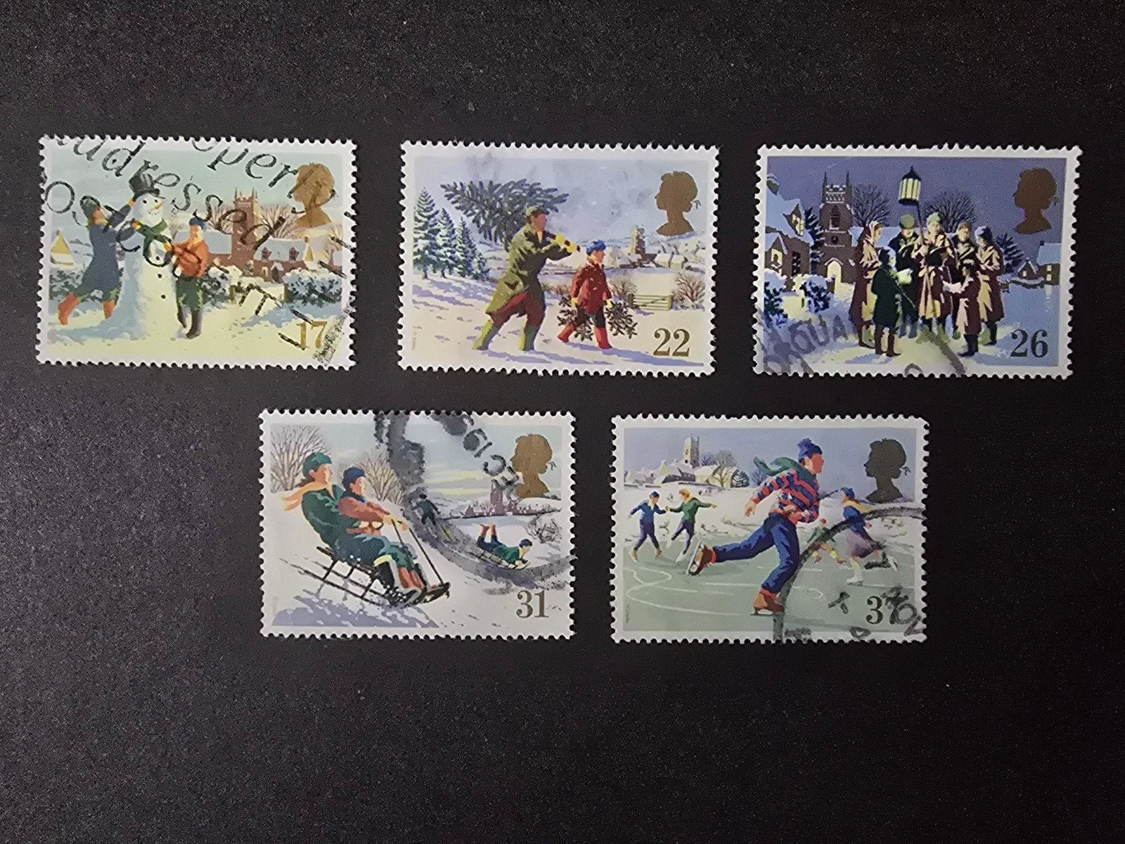 Postzegels Engeland UK 1990 - Michel 1300-1304, Ophalen of Verzenden, Gestempeld