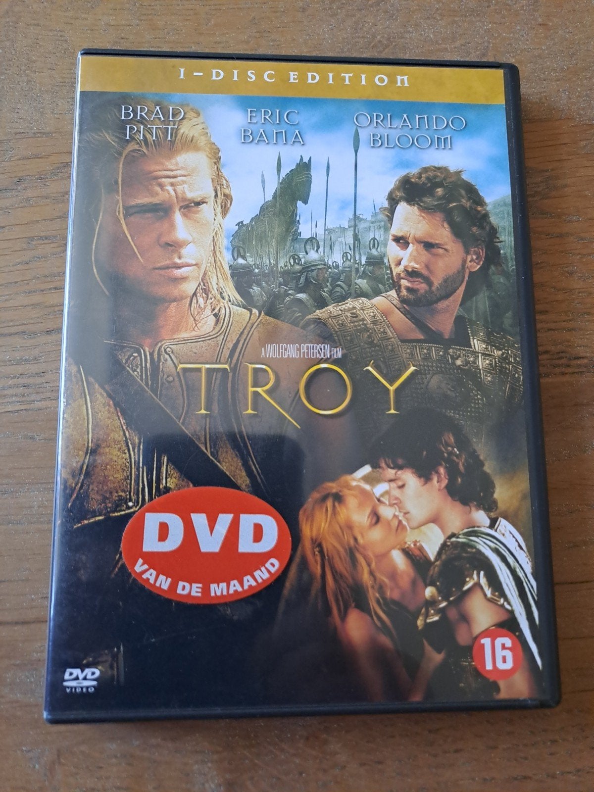 dvd, Troy - (Brad Pitt, Orlando Bloom), Engels, Vanaf 16 jaar, Historisch of Kostuumdrama, Nederlands