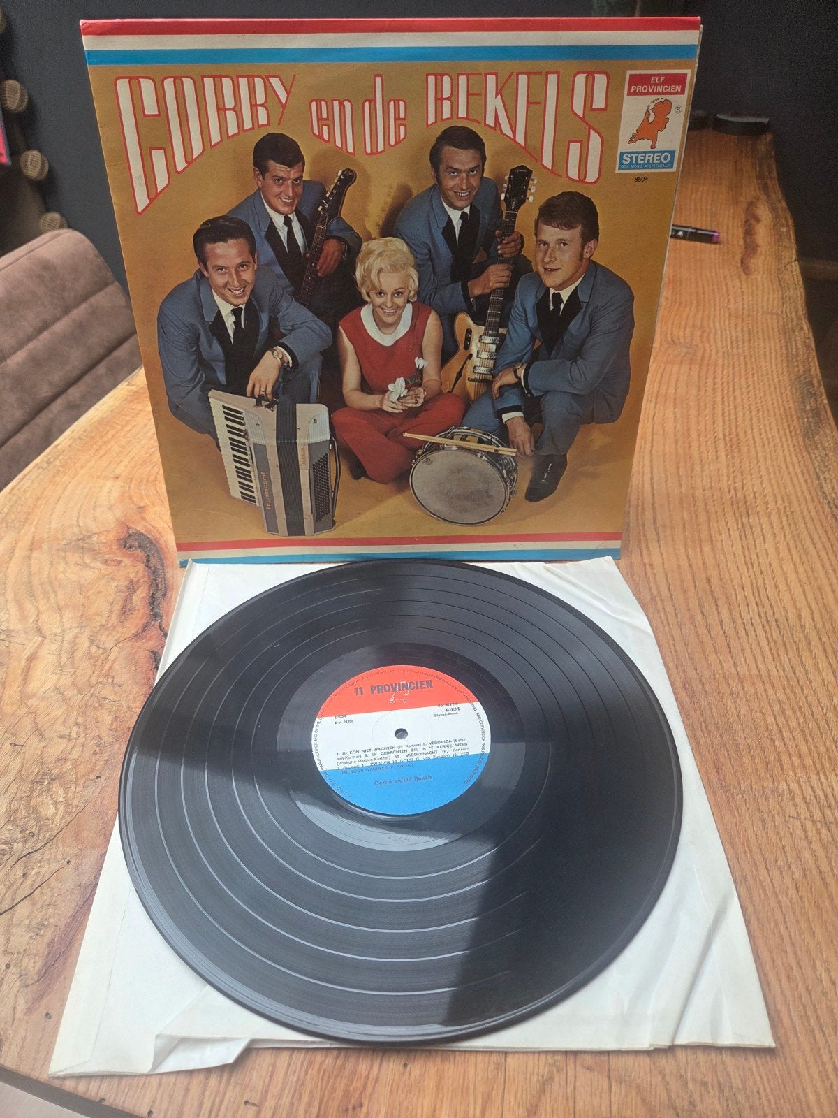 Corry en de Rekels - 11 Provincieën LP (1969), LP, Gebruikt, Pop, Ophalen of Verzenden