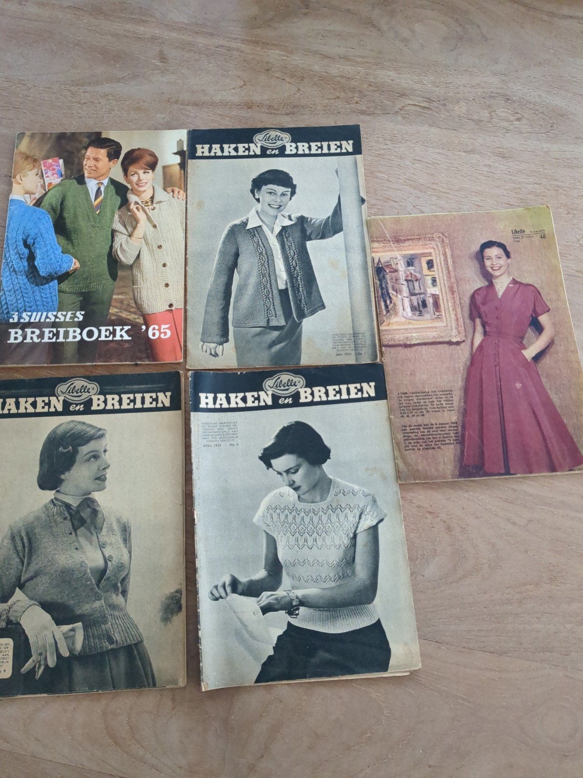 Vintage Libelle Haken en Breien patronenboeken, Hobby en Vrije tijd, Ophalen of Verzenden, Gebruikt, Breien of Haken, Patroon of Boek