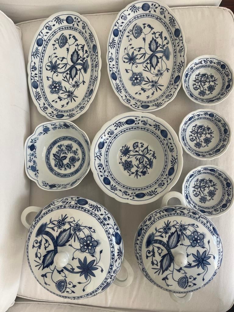 Zwiebelmuster servies in nieuwstaat, Ophalen