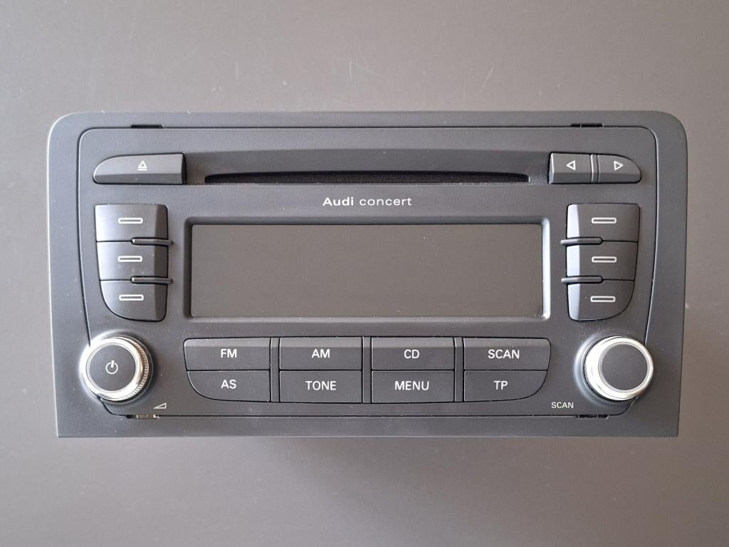Audi A3 Blaupunkt Concert auto-radio cd 2e generatie 8P, Ophalen of Verzenden, Gebruikt