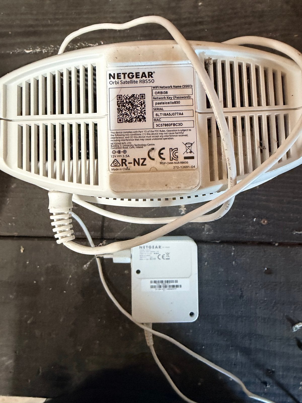3x z.g.a.n. Netgear Orbi RBS50 WiFi Satelliet, Ophalen, Zo goed als nieuw, Router