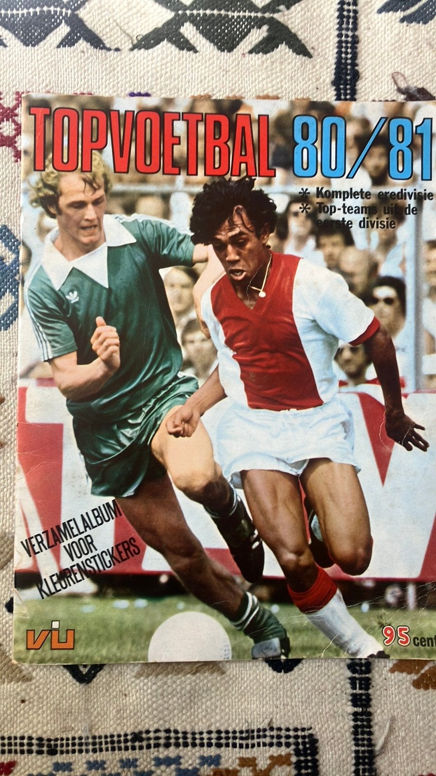 Panini vanderhout 1980-1981, Verzamelen, Ophalen of Verzenden, Zo goed als nieuw, Buitenlandse clubs, Poster, Plaatje of Sticker