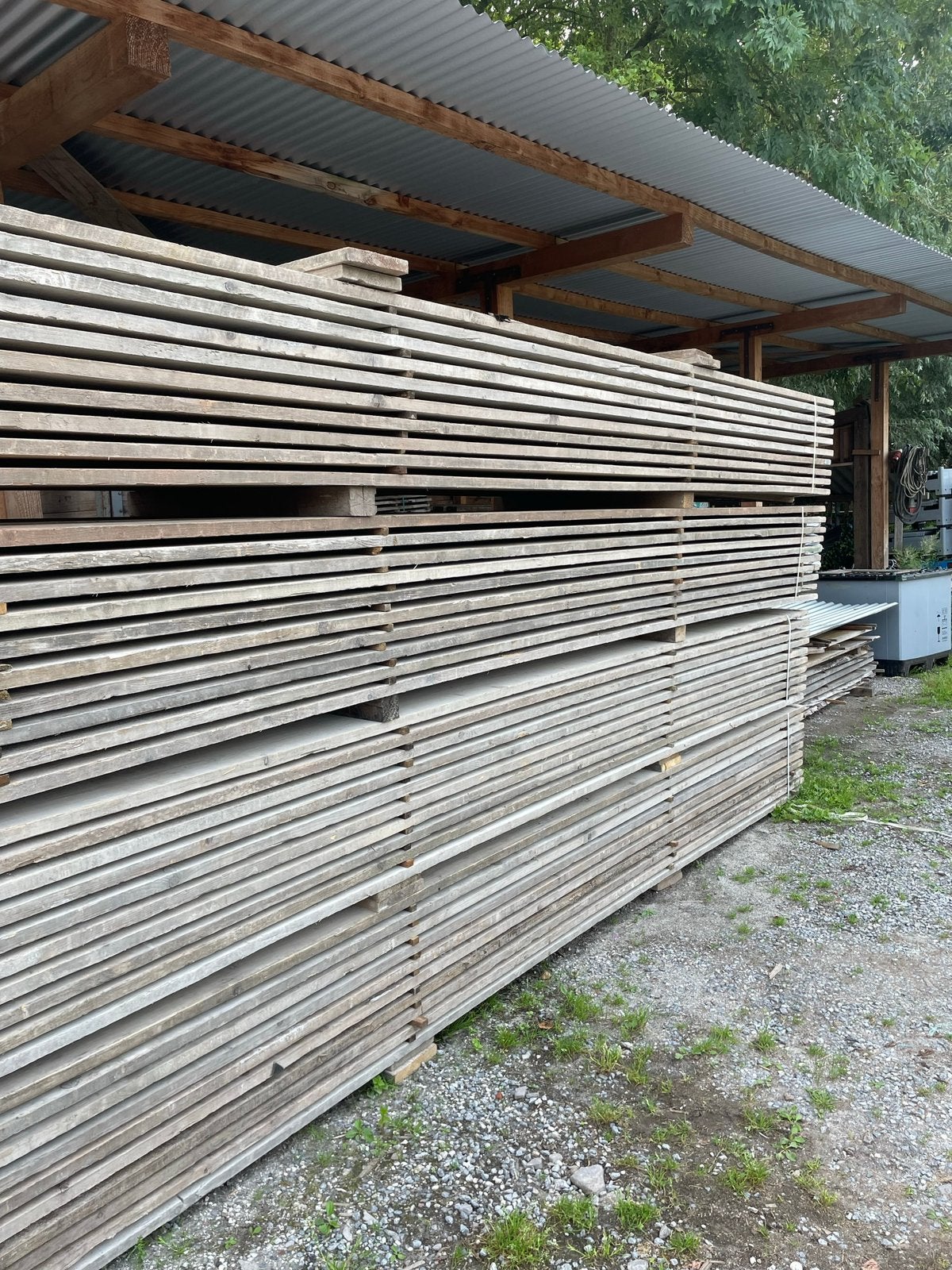 50 gebruikte steigerplanken, Tuin en Terras, Ophalen, 1 tot 2 meter, 6 meter of meer, Zo goed als nieuw