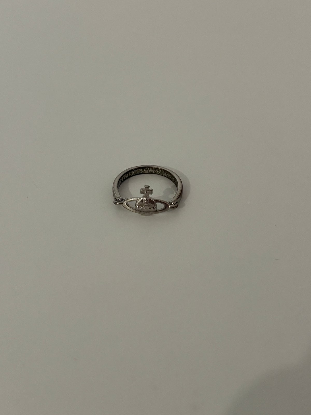 Vivienne westwood ring, Met kristal, Gebruikt, Verzenden, 17 tot 18