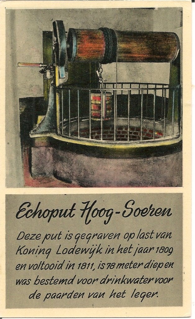 Oude ansichtkaart Echoput Hoog-Soeren., Ophalen of Verzenden, 1940 tot 1960, Gelopen, Gelderland
