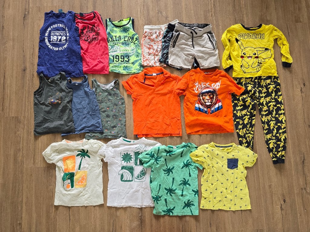 Kledingpakket Jongen (Zomer) - Maat 140/146 (16-delig), Ophalen of Verzenden, Gebruikt, Maat 140