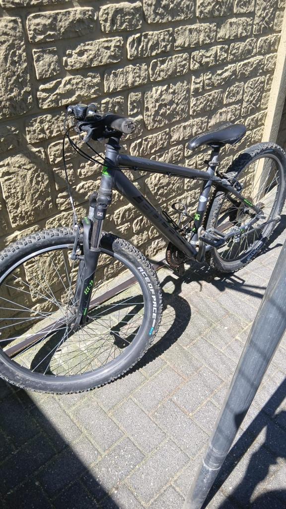 Mooie bulls fiets zwart/grijze kleur groene stickers, Ophalen of Verzenden, Zo goed als nieuw, Overige merken