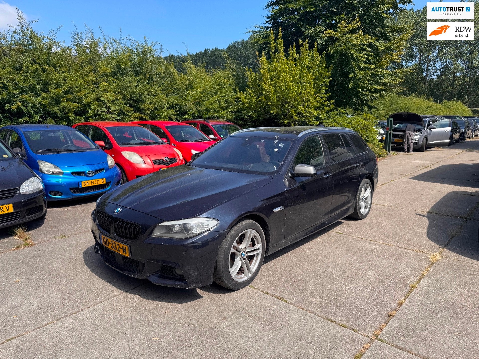 BMW 5-serie Touring 535d High Executive Motor defect.Clima.N, Auto's, Automaat, Euro 5, Gebruikt, 2993 cc