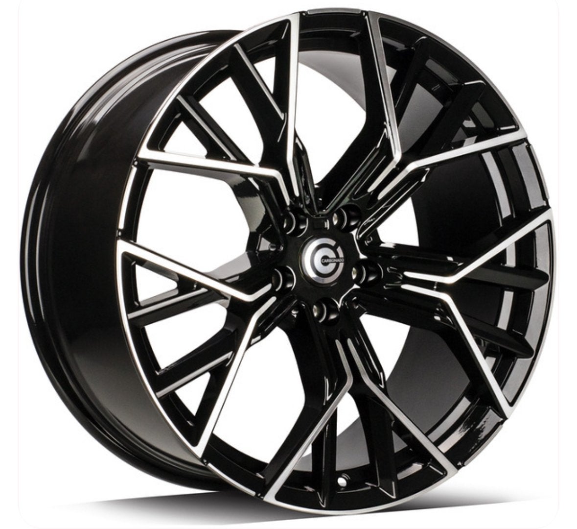 Carbonado Fast 20 Inch Velgen 5x112 ET35 Zwart Gepolijst 2x, Ophalen, Velg(en), Nieuw, 20 inch