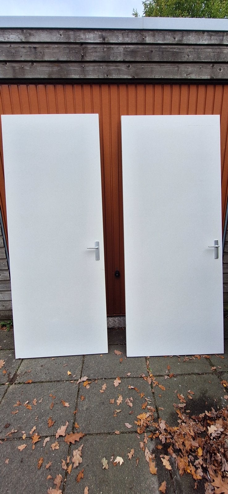 2 binnendeuren gratis ophalen, Ophalen, Gebruikt, 80 tot 100 cm, 215 cm of meer