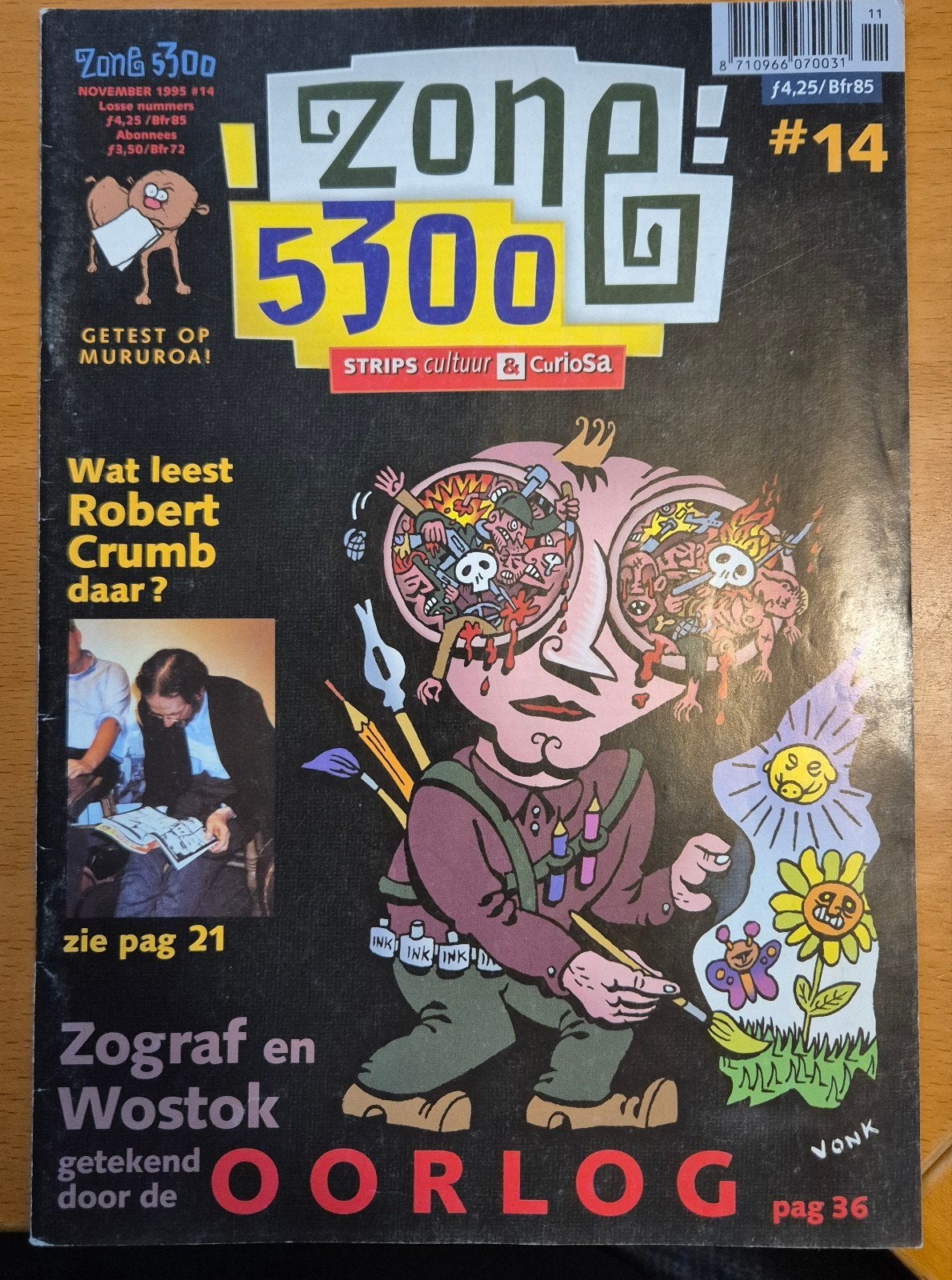 Zone 5300 - november 1995 - #14 - In zeer goede staat, Boeken, Eén stripboek, Ophalen of Verzenden, Zo goed als nieuw