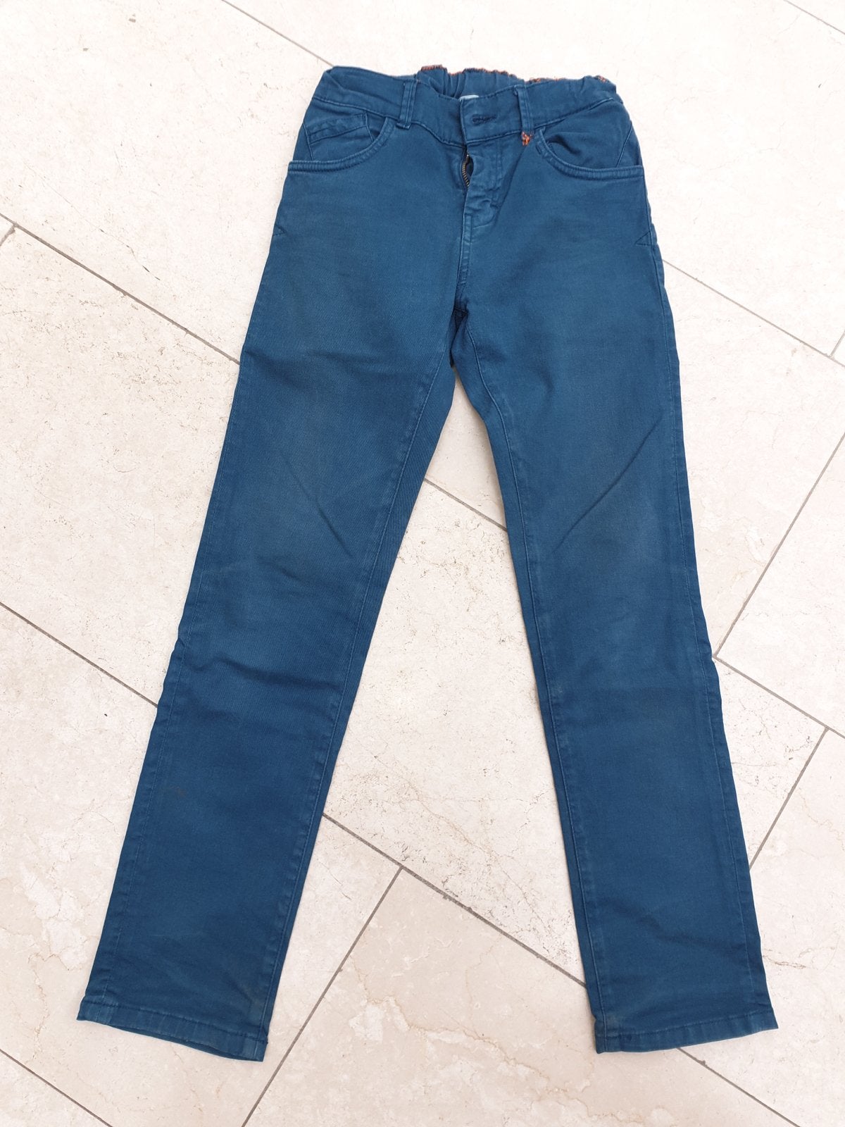 Groene broek Vingino - maat 11, Broek, Gebruikt, Ophalen of Verzenden, Vingino