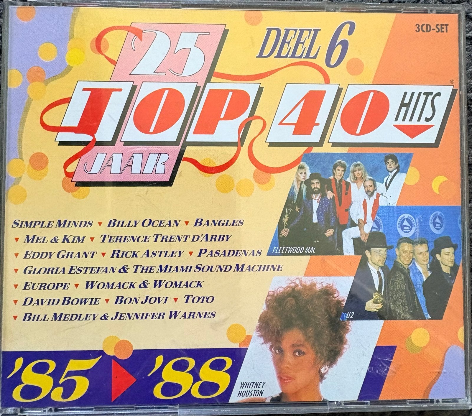 25 Jaar Top 40 Hits Deel 6 (1985-1988) 3CD-set, Cd's en Dvd's, Pop, Ophalen of Verzenden, Zo goed als nieuw, Verzamelalbum