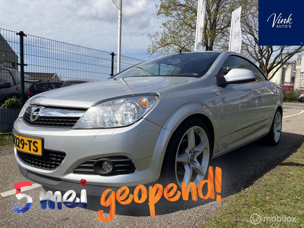 Opel Astra TwinTop 1.6 111 Edition | Leer | Hardtop Cabrio |, Voorwielaandrijving, 745 kg, 15 km/l, Gebruikt