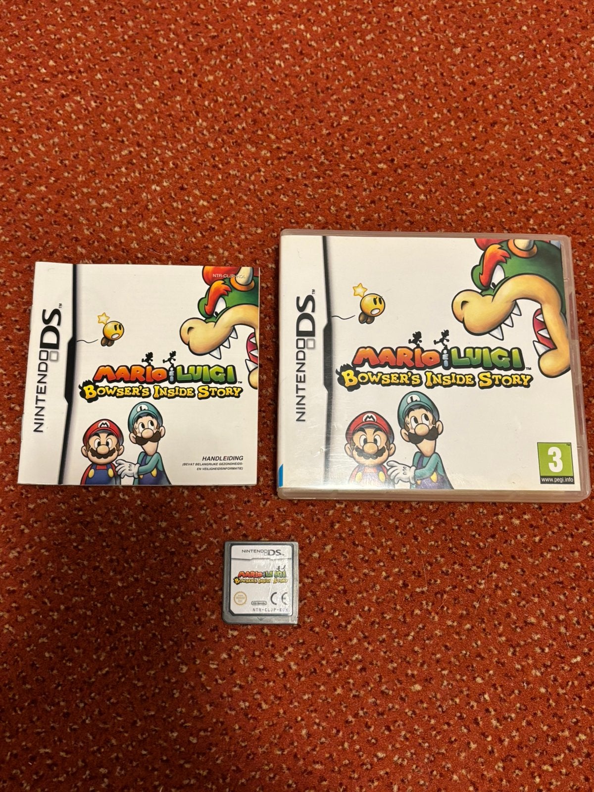 Mario en luigi bowser's inside story Nintendo DS compleet, 1 speler, Ophalen of Verzenden, Zo goed als nieuw, Role Playing Game (Rpg)