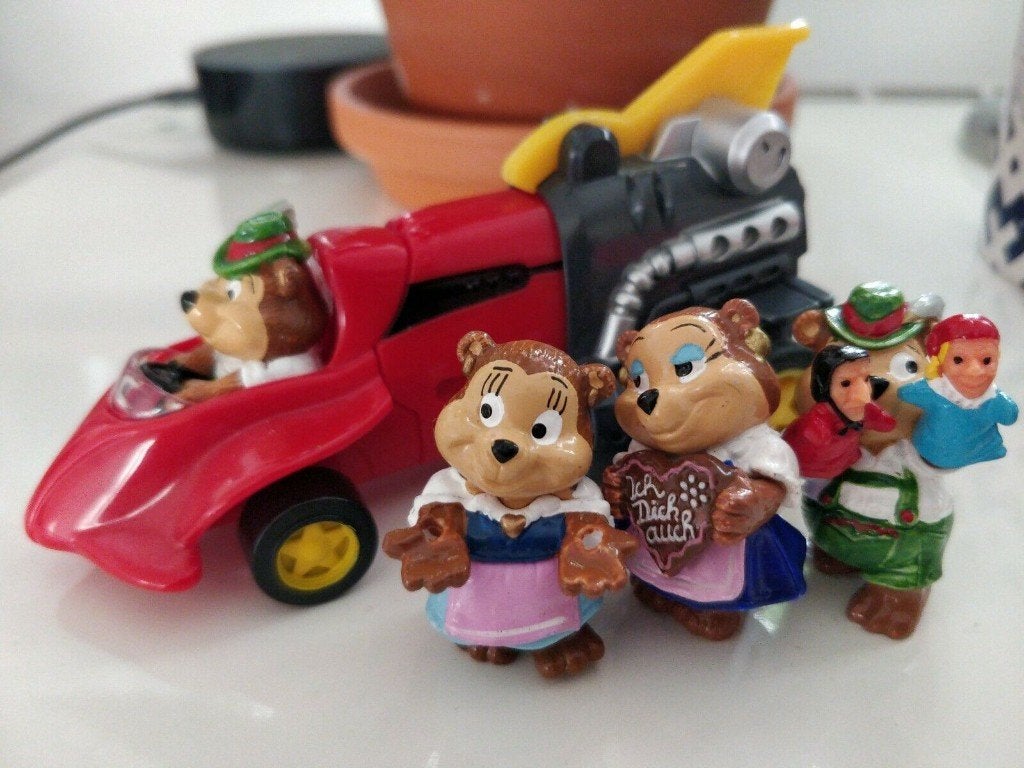 Ferrero Oktoberfest Volksfest Beren Sause Sepp 3 Figuren, Verzenden, Zo goed als nieuw