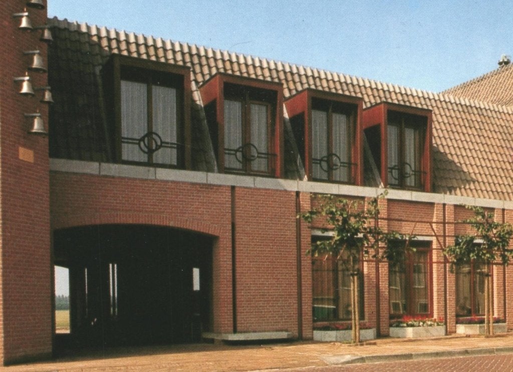 41249 Fijnaart 1180 Gemeentehuis Nette kaart Onbeschreven, Ophalen of Verzenden, 1980 tot heden, Ongelopen, Noord-Brabant