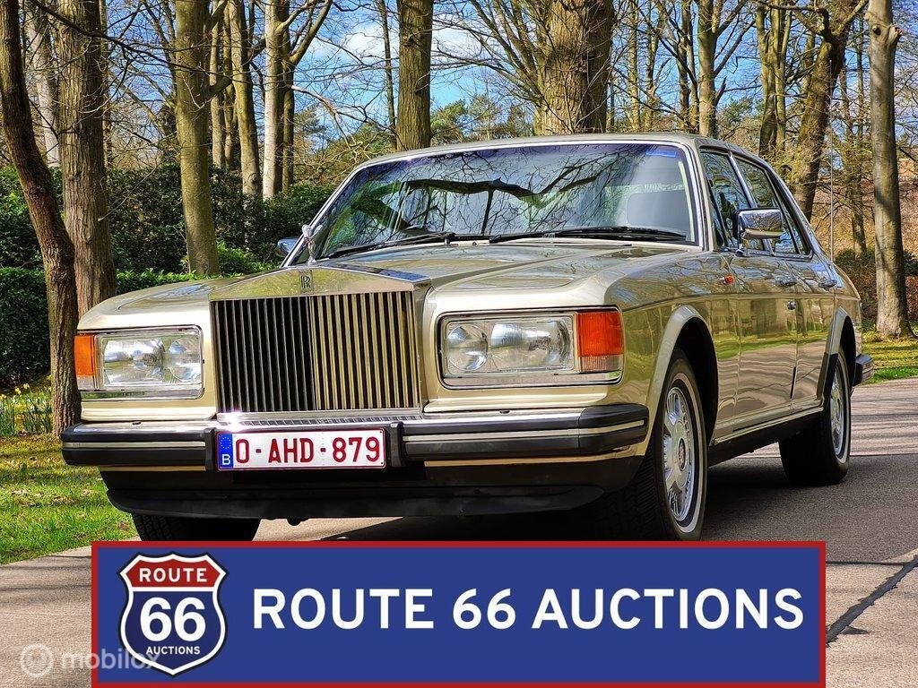 Rolls-Royce Silver Spirit | 1986 | Route 66 Auctions, Auto's, Overige carrosserieën, Zwart, Bedrijf, Handgeschakeld