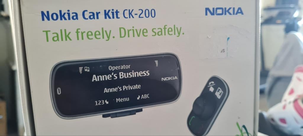 Nokia Car Kit CK-200 - Handsfree bellen in de auto, Telecommunicatie, Carkits, Complete carkit, Nieuw, Ophalen of Verzenden, Inbouw