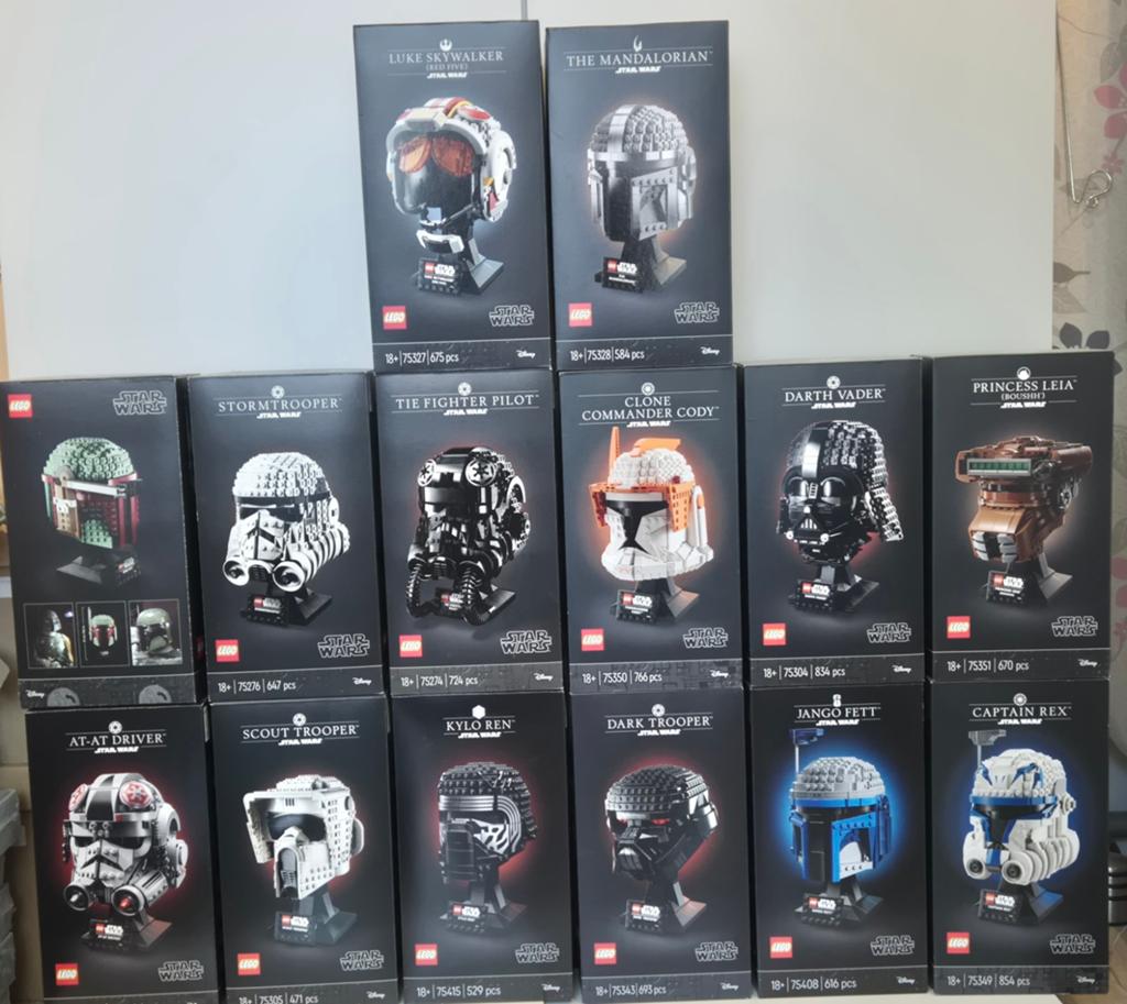 Lego Star Wars Helmets - Nieuw in doos, ongeopend, Kinderen en Baby's, Speelgoed | Duplo en Lego, Ophalen, Nieuw