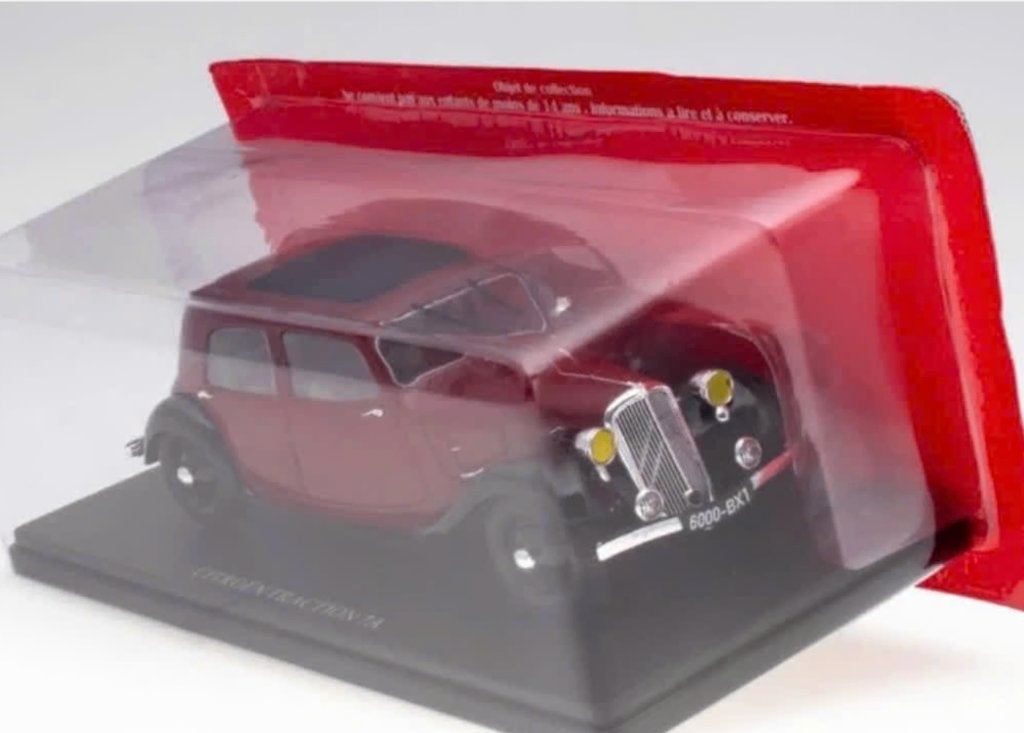 Traction 7A 1943 b.rood schaal 1:24 Collection Citroen # 17, Verzenden, Nieuw, Auto, Overige merken