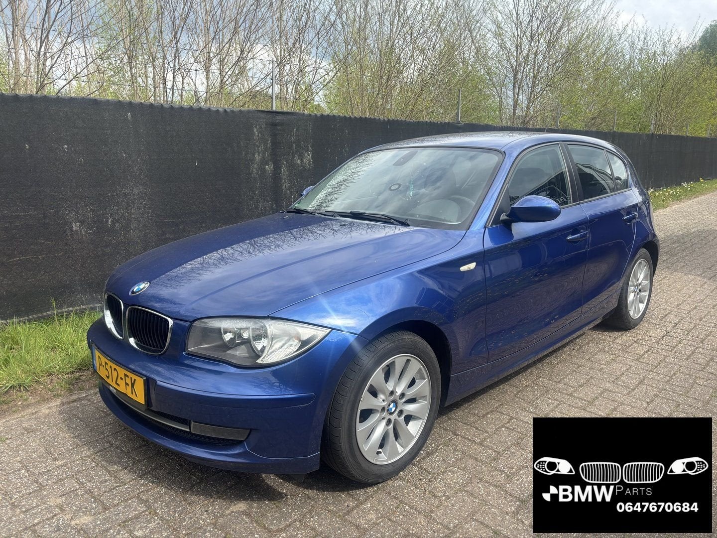 Motorkap Bmw 1-Serie E87 Montego Blauw, Auto-onderdelen, Gebruikt, -, Ophalen of Verzenden, Motorkap