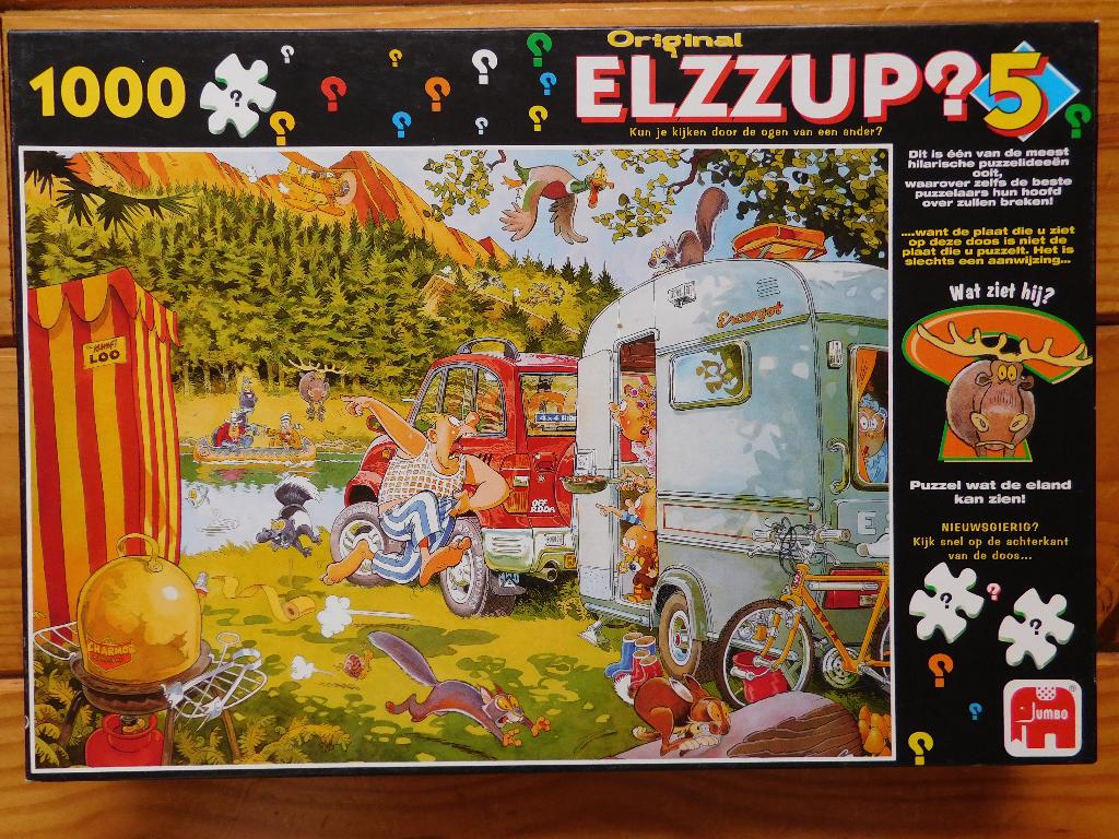 Puzzel 1000 st. Berenbehoeft Ellzup Jumbo, Ophalen of Verzenden, 500 t/m 1500 stukjes, Zo goed als nieuw, Legpuzzel