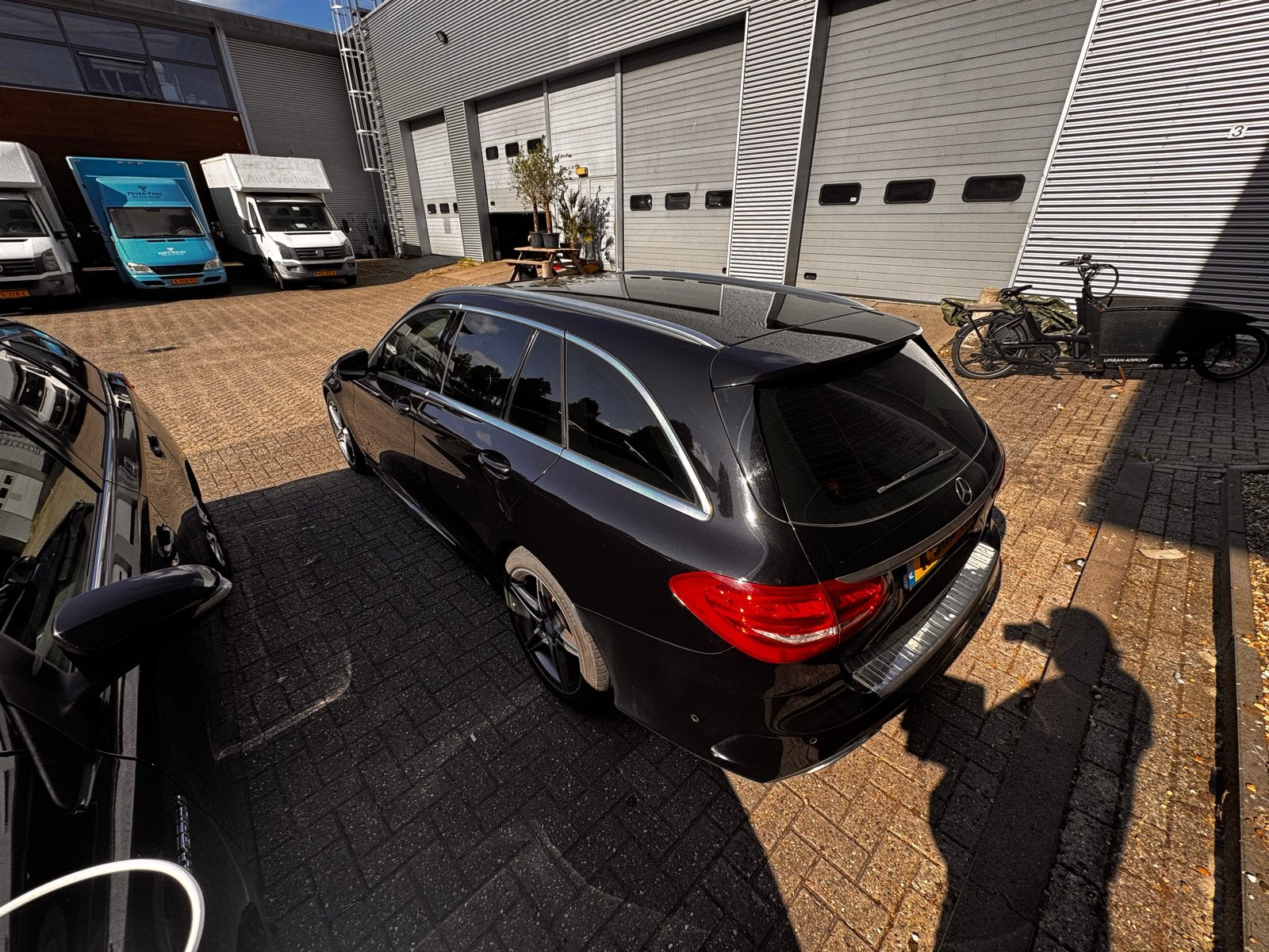 Mercedes-Benz C-Klasse C180 d 116pk 7G-TRONIC 2015 Zwart, Auto's, Automaat, Achterwielaandrijving, 4 cilinders, Zwart