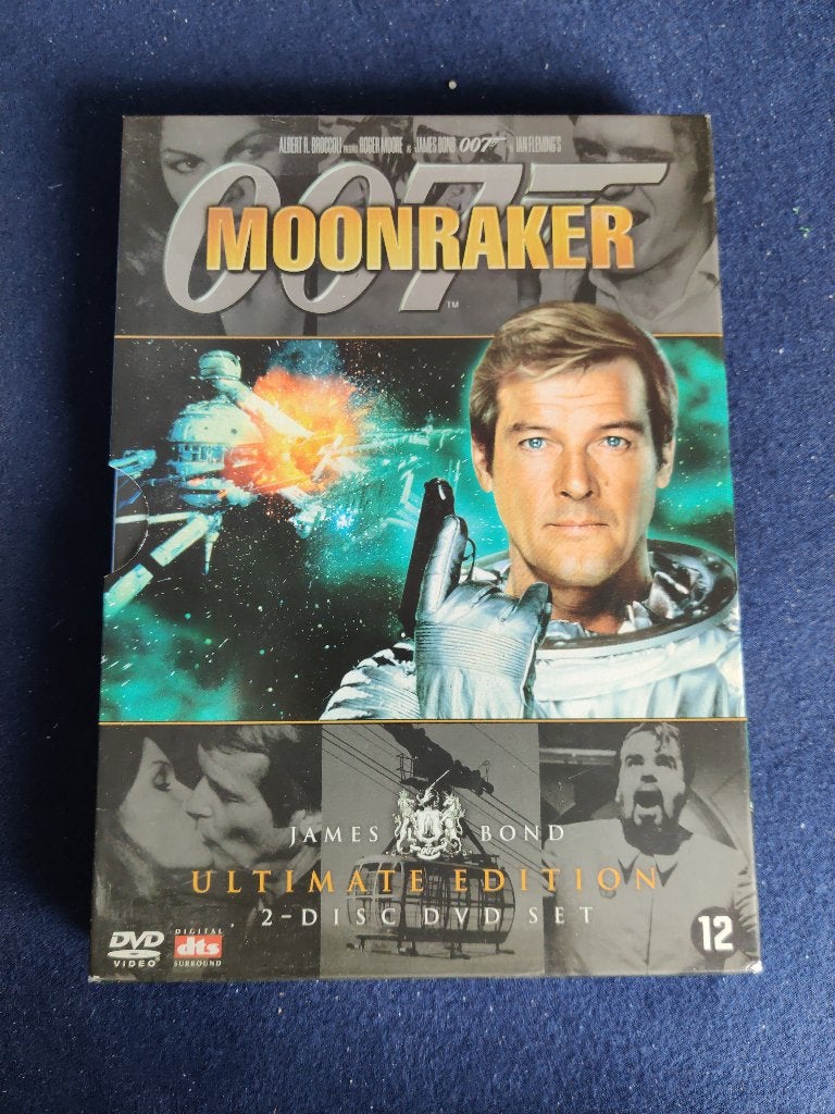 James Bond 007 Moonraker Ultimate Edition 2-Disc DVD Set, Alle leeftijden, Ophalen of Verzenden, Zo goed als nieuw