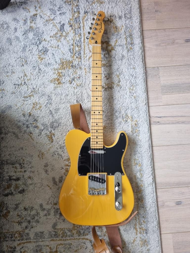 Fender Telecaster Player II BTB | Vintage 3-saddle upgrade, Ophalen, Zo goed als nieuw, Solid body, Fender