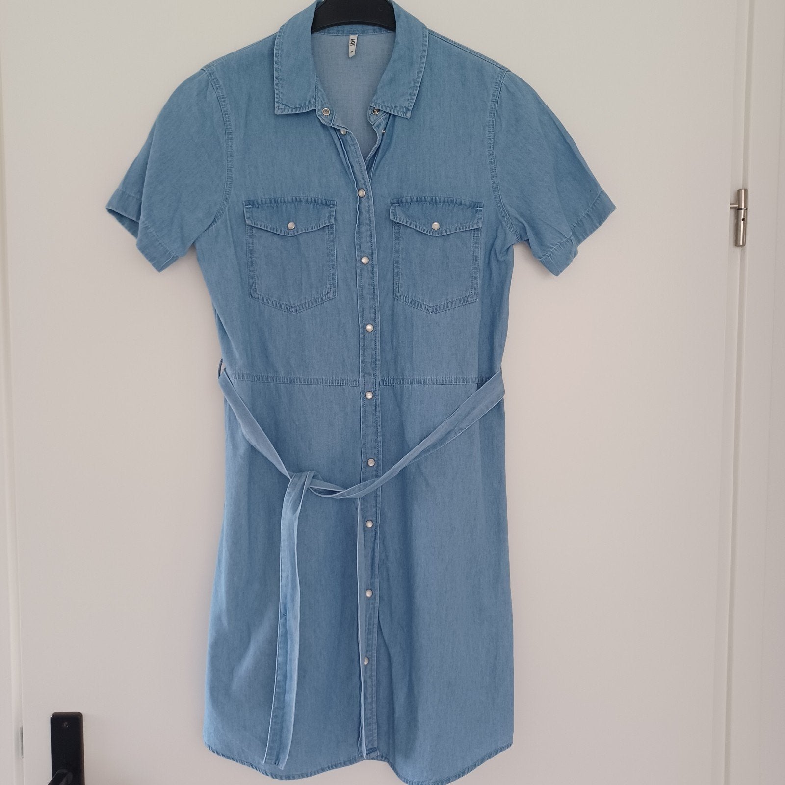Als NIEUW blauwe denim jurk JDY - maat XS 34, Kleding | Dames, Ophalen of Verzenden, Zo goed als nieuw, Maat 34 (XS) of kleiner