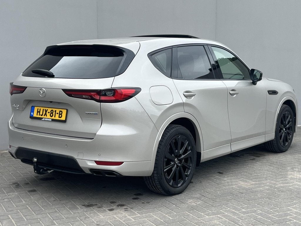 Mazda CX-60 2.5 e-SkyActiv PHEV Homura / Trekhaak Uitklapbaa, Auto's, Mazda, Automaat, Gebruikt, Bruin, 2500 kg